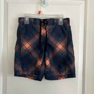 Children’s Place plaid print swim trunks size small (5/6)